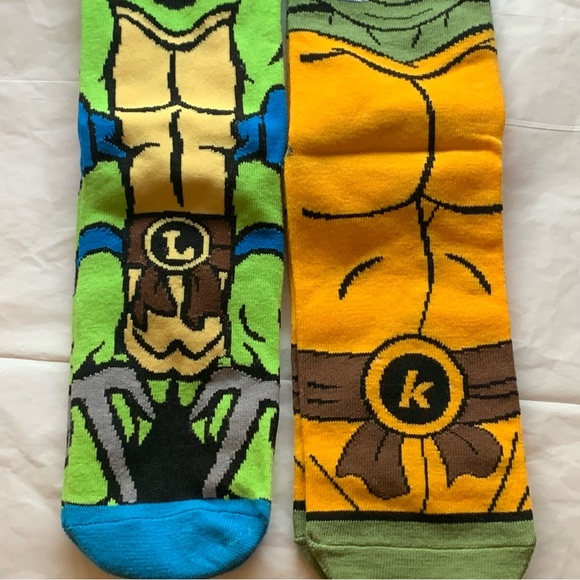 🍒🍒 Turtle Crew Socks 1 Pair - Picture 4 of 6